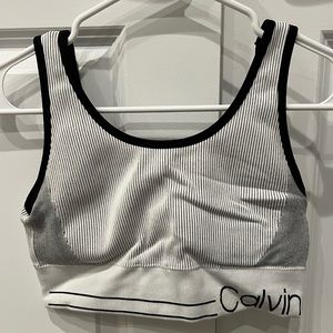 Calvin Klein Sports Bra size Medium- worn twice